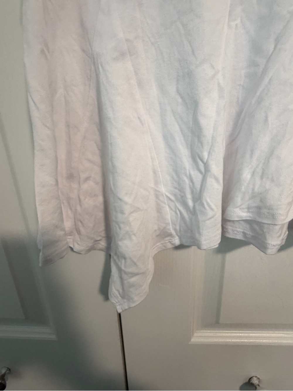 Michael Kors White Peplum Scoop Neck Tank - Picture 4 of 7